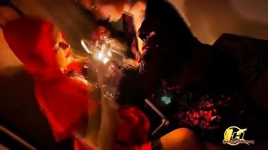 Katerinahartlova Halloween With My New Girlfriend Domii Lewd Skinny Pornstars (Katerina Hartlova)