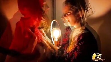 Katerinahartlova Halloween With My New Girlfriend Domii Lewd Skinny Pornstars (Katerina Hartlova)