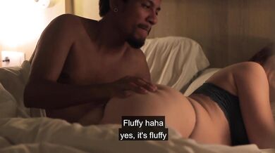 The Step-niece was surprised to see Uncle Carlos walking naked through the house.