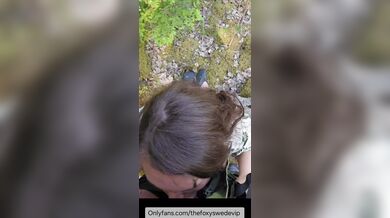 Military gets sloppy deepthroat public blowjob by milf