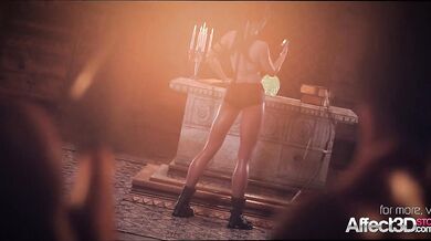 Lara And The Jade Skull - 3D Animation