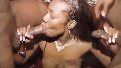 Phat Ass Ebony in Black Boots Tag Team