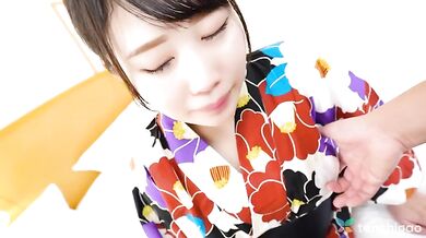 Yuuka Kamakura Sucks A Dick Toying Her Pussy