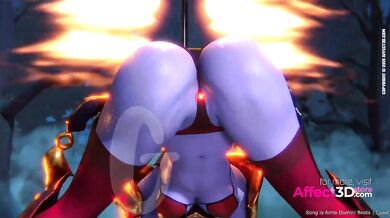 Lewd 3d Babes Showing Their Pole Dance Skill In A Naughty Animation - Sexy Blonde