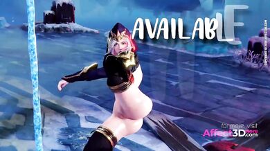 Lewd 3d Babes Showing Their Pole Dance Skill In A Naughty Animation - Sexy Blonde