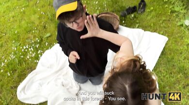 HUNT4K. Rules of His Hunter. Hot sex with Maya & George Uhl