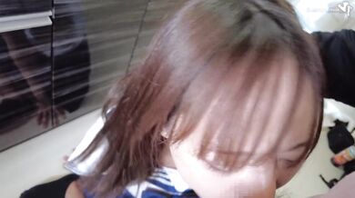 お願いされると断れないの…。駅弁で尻が跳ねる♡謎のセルフ乳首拘束で仕事帰りのお義父さんにご奉仕（即尺、バック、日本人素人）