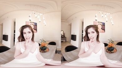 Hot Pearl Finishes Her Remote Work Late And She's Desperate For A Hard Fuck Session