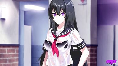 HENTAI PROS - Gorgeous Brunette Student President Loses Her Virginity Over The Outcast Boy