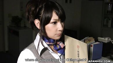 Naughty Office Babe Demands Favors From Guys - Chiharu Nakai