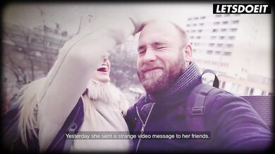 StepSis Has Dirty Threesome With Two Big Dicks - HORNY HOSTEL