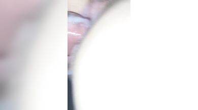 Close Up - Fit 18 Stepsister Pussy Filled With Lots Of CUM ( No Birth Control )