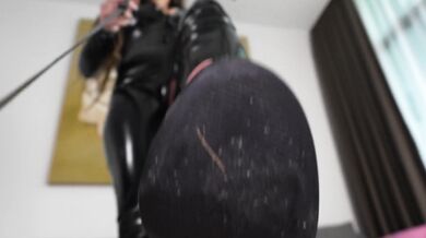 Kriss in Black Latex Body Suit! You must earn my forgiveness! Amazon, Rimming, Femdom!