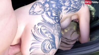 Blonde Amateur Lisa Sophie Sucks Cock Outdoors in Nature - Mydirtyhobby