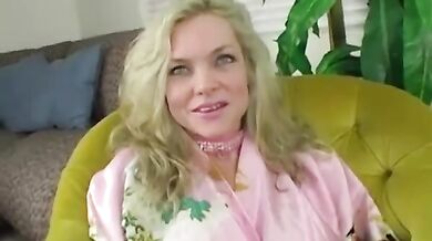 Busty Annika Playing With A Dildo