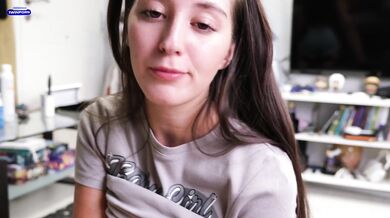 Day 4 Step Sister Walks In While I Masturbating on Her Picture - beautiful cum on face my stepsis