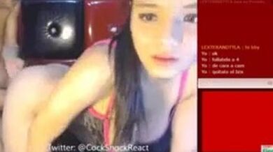 Latina shocked with huge dick while being fucked