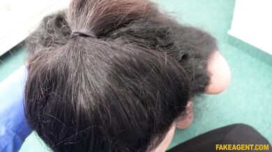 Fake Agent - Asian babe gets her wet Indian snatch fucked