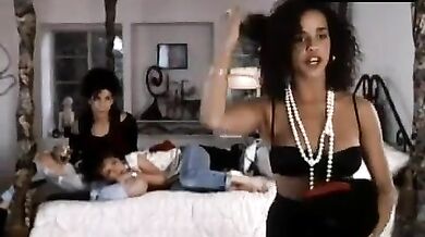 Rae Dawn Chong Underwear Scene in When The Party'S Over (Evelyn Carson)