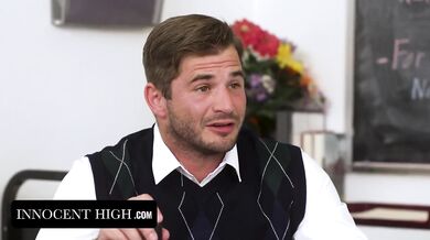 Nasty Teacher Whips Out His Cock And Lets His 3 Schoolgirls Play With It