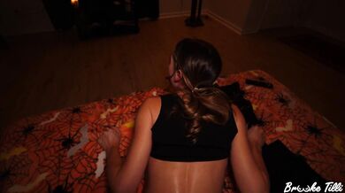 Home Intruder Fucks Me Hard while My Boyfriend is Busy on Halloween Night