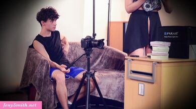 Young photographer and Jeny Smith