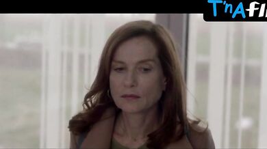 Alice Isaaz Breasts Scene in Elle