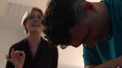 Catfished his huge tits granny MILF stepmom on a dating app