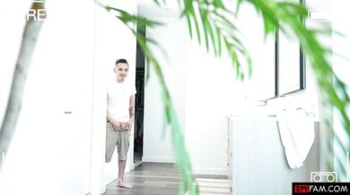 Maria Kazie Gets Caught Maturbating By Her Sneaky Stepbrother