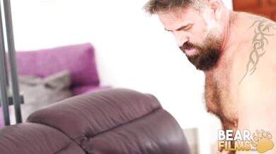 Hairy Bears Fucked After Sloppy Blowjob