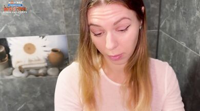 My Step mom Made Me Wash Myself And Cum!