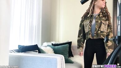 Seeing Bri Try On Stockings Made His Dick Erect