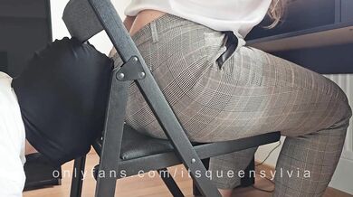 Boss Farts on Her Assistant