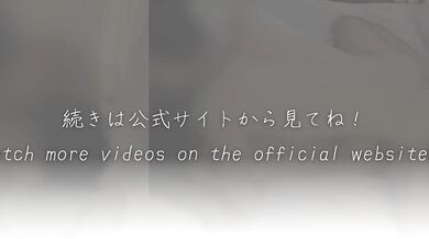 [Stepsister and stepbrother sex at home] "I'll do my best not to speak out...!" Cum in my sweet step