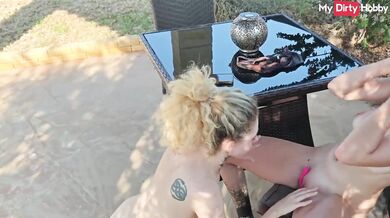 Blonde Young Amateurs (18+) Play With Sex Toy and Lick Their Cunts - Mydirtyhobby