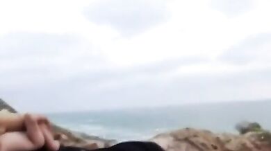 israeli couple on the beach