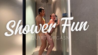 Shower Fun - Standing Doggy & Squirt Orgasm w/ Maya Mack