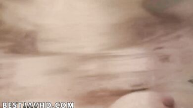 Gorgeous Asian tramps pamper in titty screw and suck off in the tub, uncensored JAV!