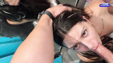 Risky sex - Hard FaceFuck 24yo Beauty in Mass Market Fitting Room - Eye Rolling Oral Creampie