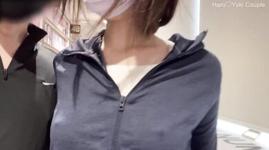 【素人】ネカフェで色白美乳女子大生と野球拳してノーブラ徘徊と種付プレスした結果♡ 素人カップル/美少女/色白美乳/中出し/フル動画(39分)/일본여대생과질내사정섹스
