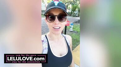 Big boobs babe walks through downtown Orlando sharing sights & candid daily adventures & karaoke song - Lelu Love