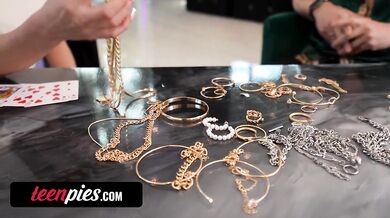 Girlfriend Pays Her Boyfriends Debt By Sucking A Rich Man's Cock