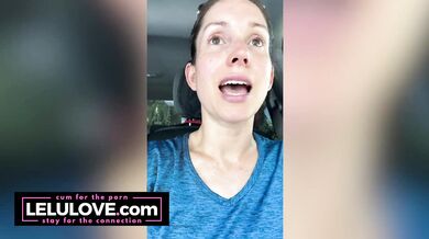Big boobs babe dirty talking JOI, big booty cumshots, closeup of asshole & pussy, sweaty chores & behind scenes - Lelu Love