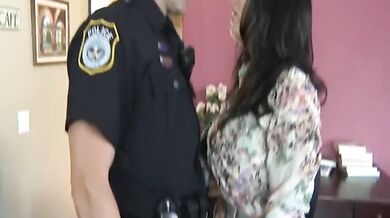 Married Curvy Hottie Seduces A Police Officer