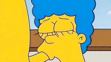 Marge Simpson real cheating wife