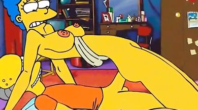 Marge Simpson real cheating wife