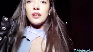 Public Agent Big booty Spanish babe pov sex with big cock stranger