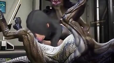 Busty Scientist Researches Breeding In The Knotting Lab | Big Dick Monster | 3D Porn Hentai | Fallen Doll Lovecraft