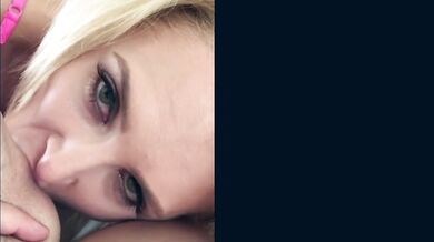 Gorgeous and Busty Blonde Loves Taking His Cock Deep