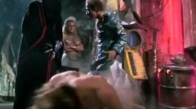 Robyn Kelly Thong Scene in Flesh Gordon Meets The Cosmic Cheerleaders